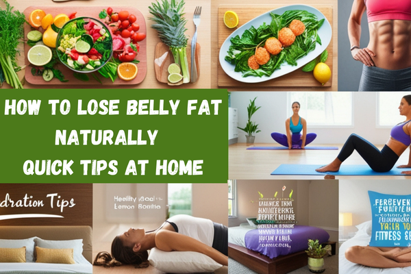 How to Lose Belly Fat Naturally in 1 Week at Home