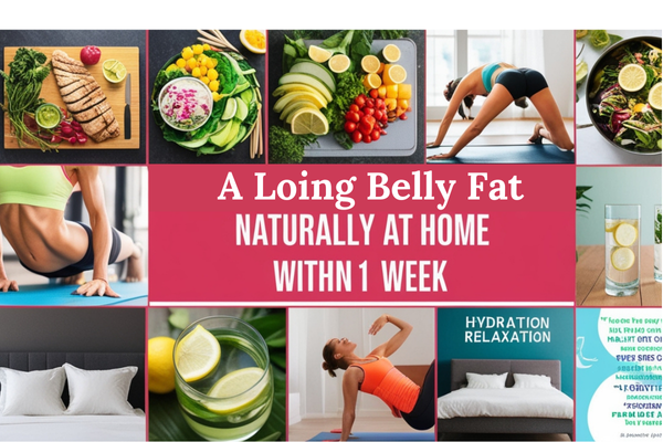 How to Lose Belly Fat Naturally in 1 Week at Home