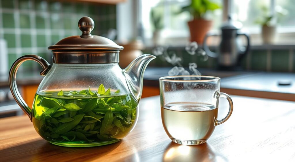 how to make green tea at home